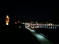 Ponte de Lima by night.