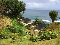 Beach to sua ocean trench