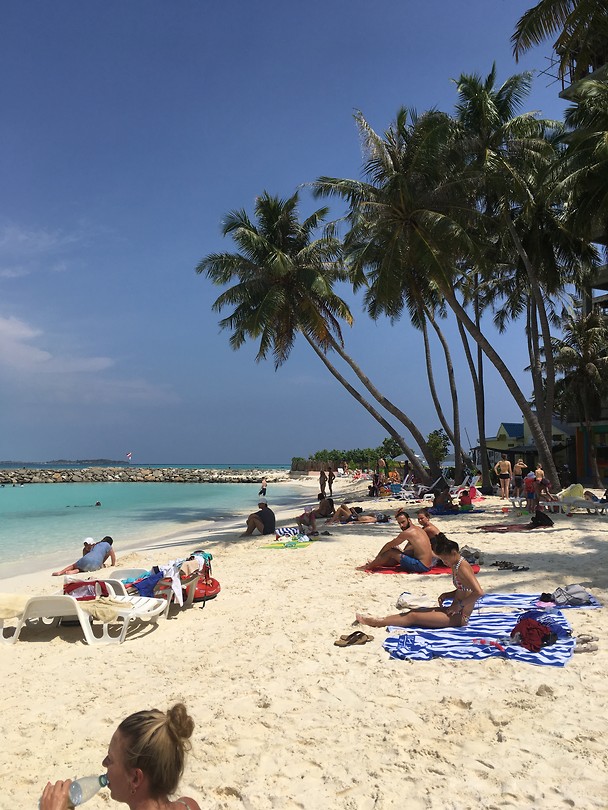 Bikini Beach Maafushi Foto Simone’s reisblog