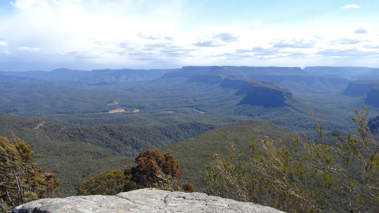 Pigeon House trail on camping trip in Morton NP