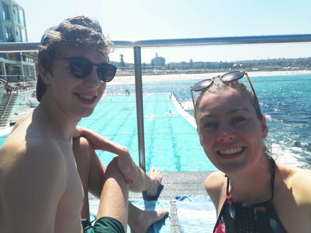 Bondi Icebergs pool with Emiel