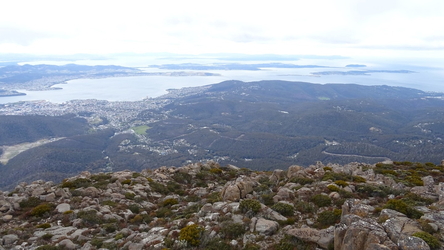 On the top of Mount Wellington