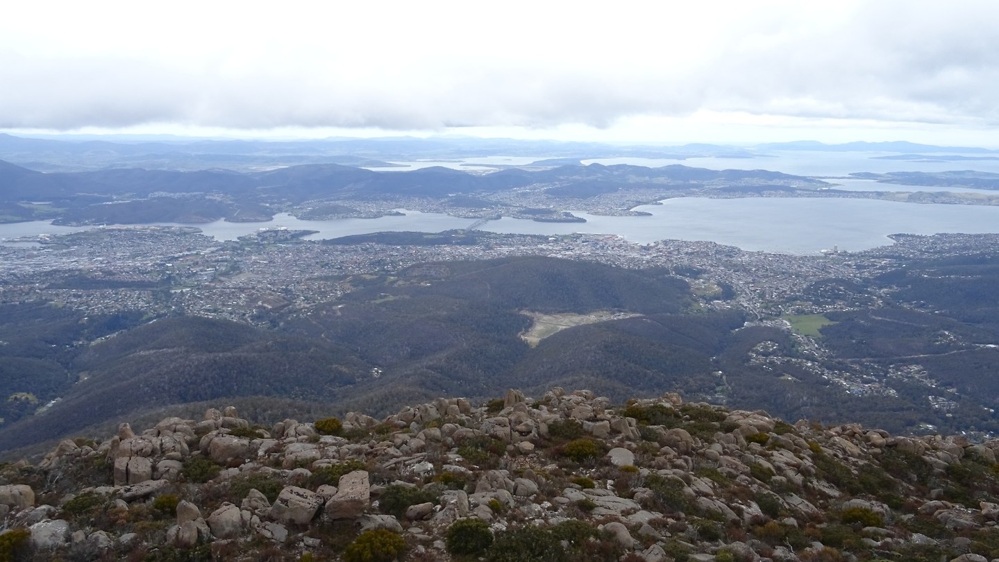 On the top of Mount Wellington