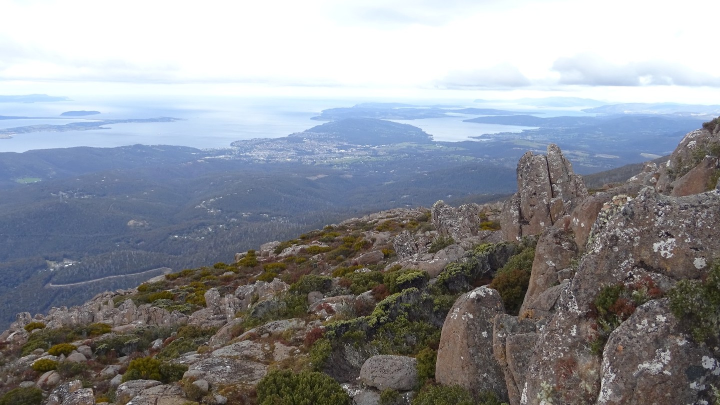 On the top of Mount Wellington