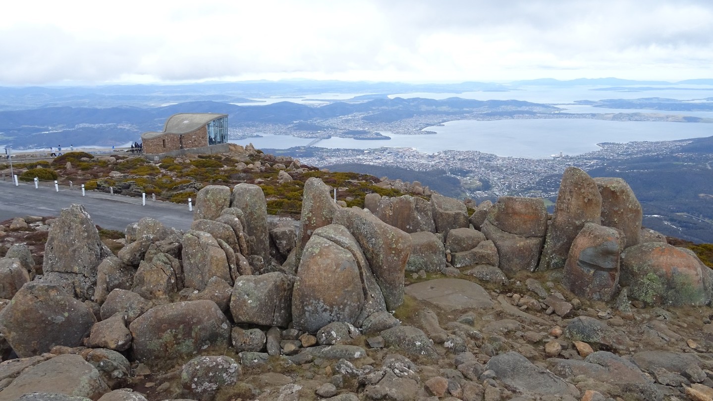 On the top of Mount Wellington