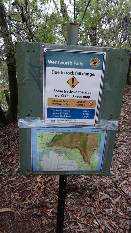 Hiking at Wentworth Falls