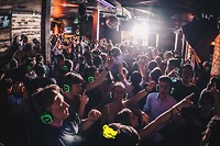 Silent disco at Scary Canary