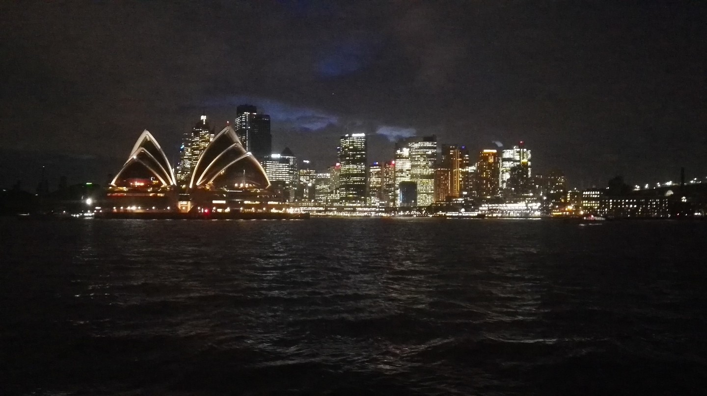 Sunset cruise in Sydney Harbour