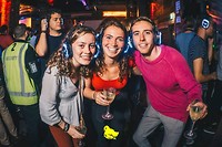 Silent disco at Scary Canary
