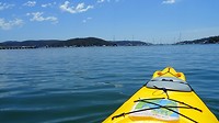 Kayaking around Scotland Island