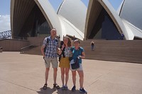 Opera House with mum and dad