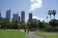 Botanic Gardens with mum and dad