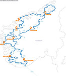Zuid-Noorwegen route