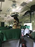 in de trein