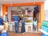 Koffiestop langs de kant van de weg