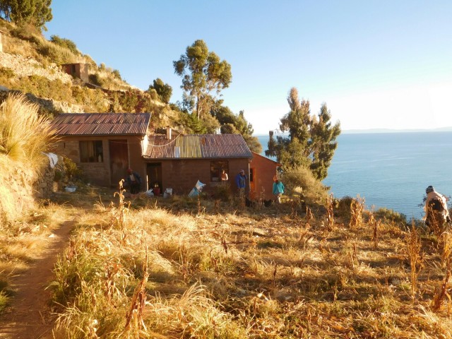 Ons "restaurant" op het eiland