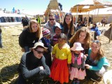 Met kinderen floating islands