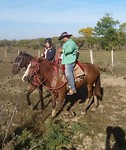28 juli: Sabien te paard