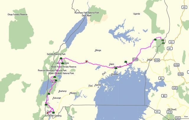 Oeganda_route
