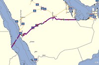 Saudie Arabië_route