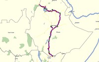 Ethiopië_route