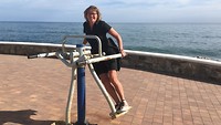 Fitness op de boulevard