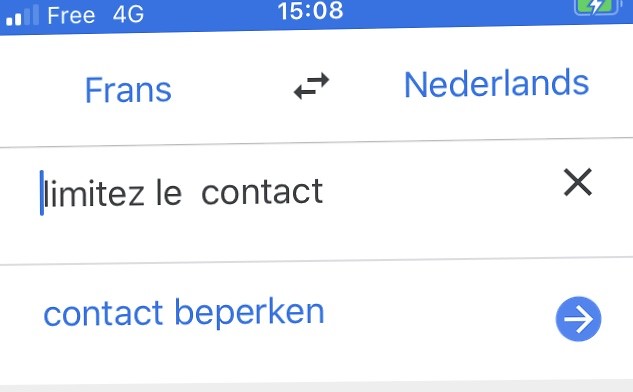 Op de matrix borden in Frankrijk