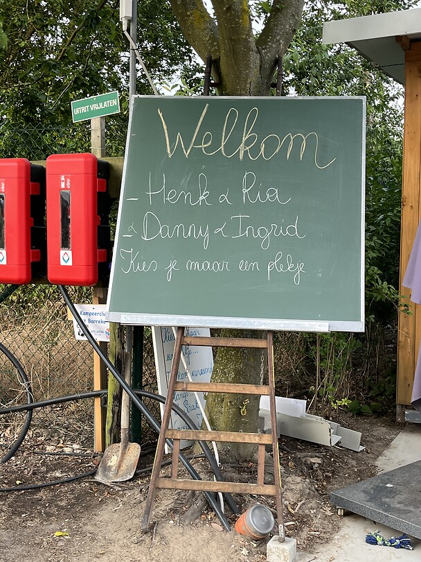 welkom op de camperplaats in Kessenich