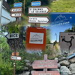 route aanduidingen Nice