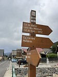 Route richting voor wie naar Menthon gaat i.p.v naar Nice