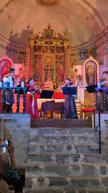 Troubadour concert in Saint Dalmas