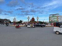 Durian rotonde in Kampot