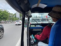 Laatste tuktuk rit naar de luchthaven