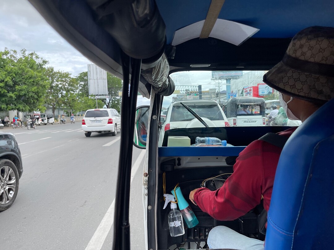Laatste tuktuk rit naar de luchthaven