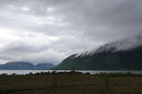 On the road back to Sortland