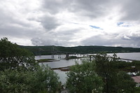 Passing the famous bridge