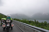 Start of the day with fog