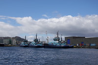 Rescue ships in Hammerfest harbor
