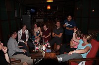 in de bar
