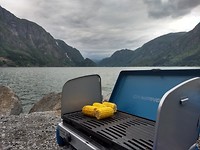 BBQ op de camping in Odda
