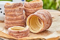Kürtőskalács een typisch Roemeense lekkernij