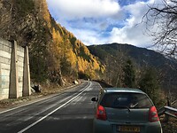 Herfstkleuren langs de Transfăgărășan route