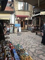 De koperstraat. Oude stadsdeel Sarajevo