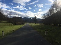 Zomaar een vallei tussen de bergen van Slovenië