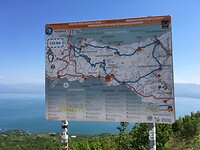 Plattegrond Skadar meer