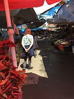 De markt van Pristina