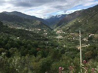 Het uitzicht vanuit Ventimiglia