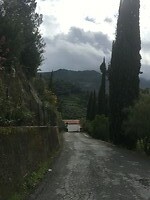 Weggetje naar onze B&B in Ventimiglia