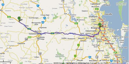 route tot jondaryan