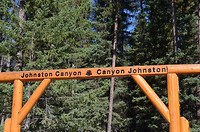 Ingang Johnston Canyon